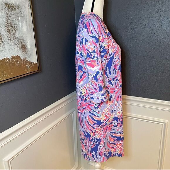 Lilly Pulitzer Arielle Dress Shrimply Chic - Picture 5 of 9